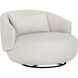 Walsh Effie Linen Swivel Lounge Chair, Swivel